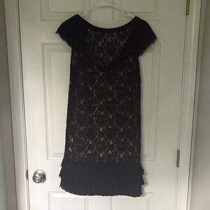 Jessica Simpson Black Lace Dress